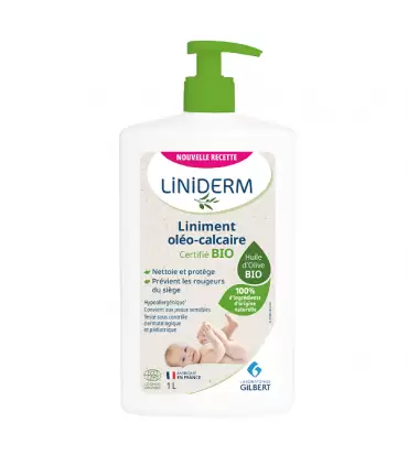 GILBERT LINIDERM LINIMENT OLEO CALCAIRE CERTIFIE BIO 1L