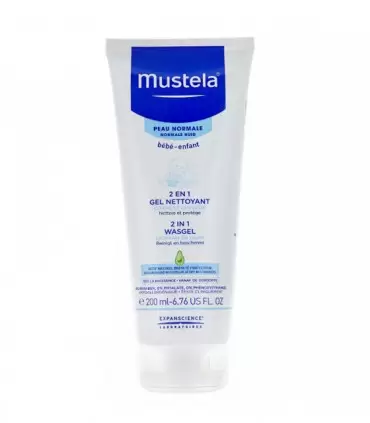 MUSTELA 2EN 1 GEL NETTOYANT 200ML