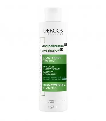 DERCOS SHAMP ANTI-PELL CHEVEUX GRAS 200ML