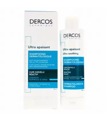 DERCOS SHAMP ULTRA-APAISANT CHVX NORMAUX A GRAS 200ML